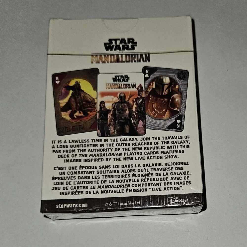 NEW Star Wars The Mandalorian Playing Cards Disney